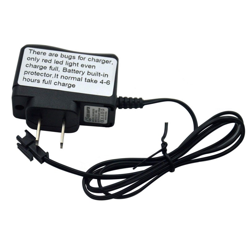 Blomiky 4.8V Charger Power Adapter SM2P Plug Connector for Off-Road Rock Through C181 C182 C185 RC Trucks and RC Boat C181 Charger - Image 1